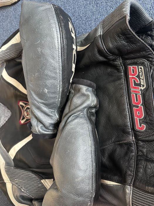 Geacă Moto Piele iXS (Swiss Design) - Mărimea 54 (L/XL) - Protecții CE
