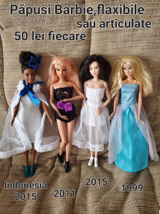 Păpuși barbie 22 articulații,full
