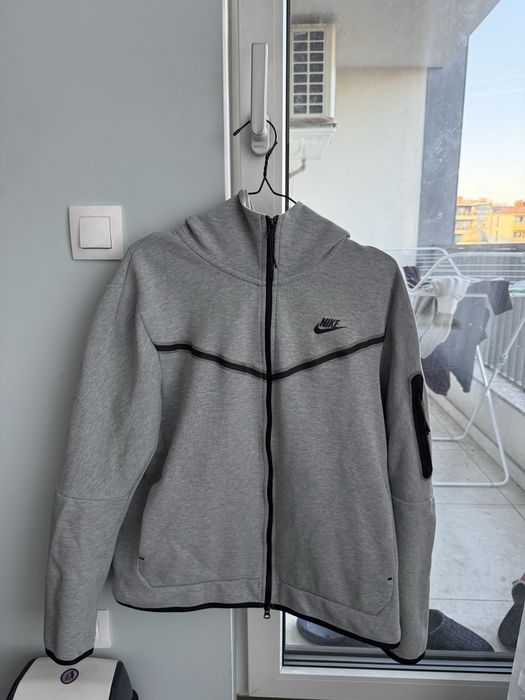 Горнище Nike Tech Fleece Сиво Размер - М