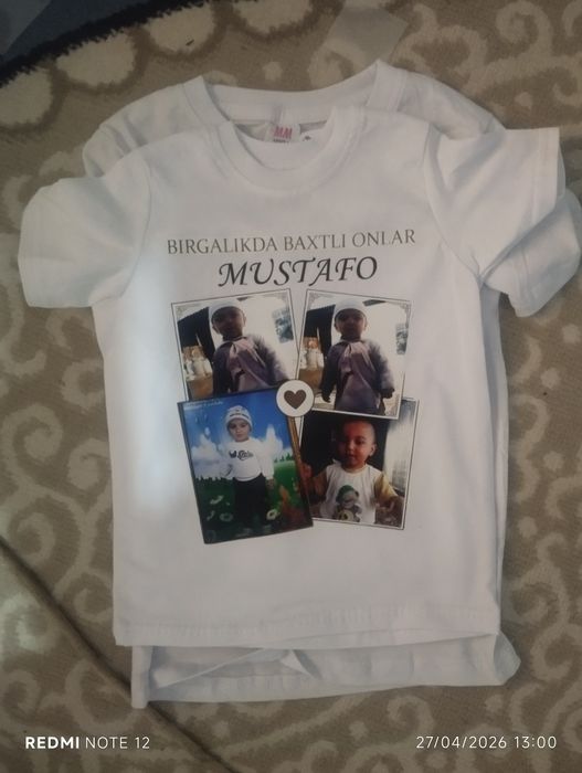 Yosh bolalar uchun futbolka