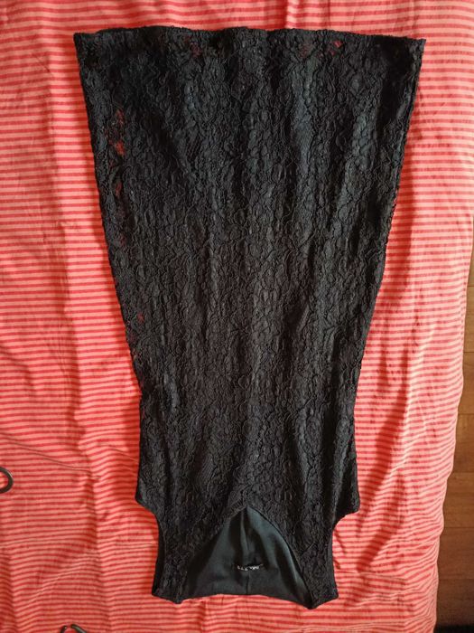 Черна официална рокля Dika