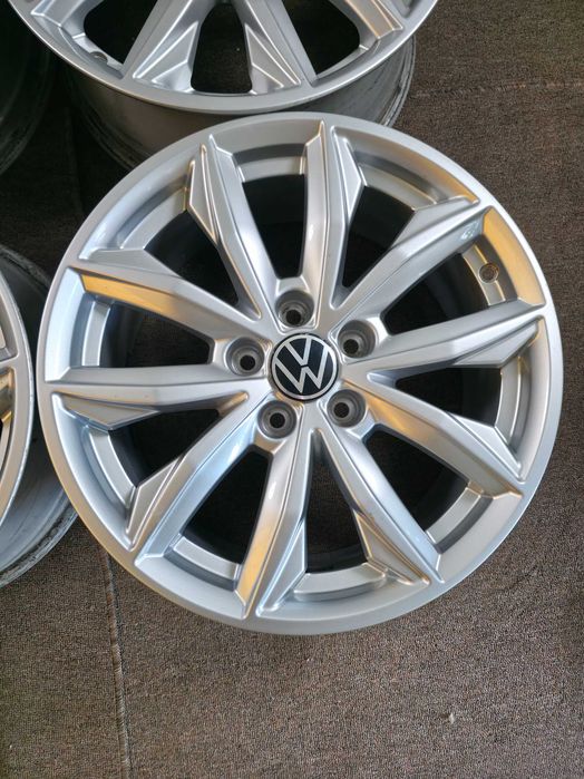 4 Jante Aliaj 5x112 17'' OE VW Golf Touran Tiguan Sharan Caddy T-ROC / Skoda Octavia Superb YETI Karoq Kodiaq 7J ET 34