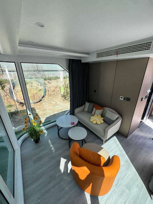 Капсульные дома с мебелью и современным дизайном -готовые к проживанию