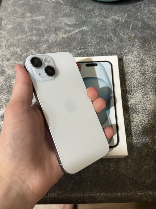Iphone 15 128gb голубой