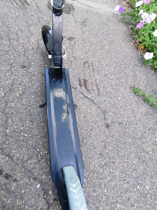 Самокат обычный с большими колесами