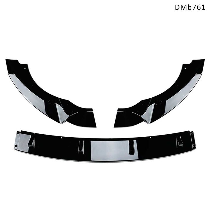 Черен лип спойлер предна броня Mercedes A W176 Pre-Face 13-15 мерцедес