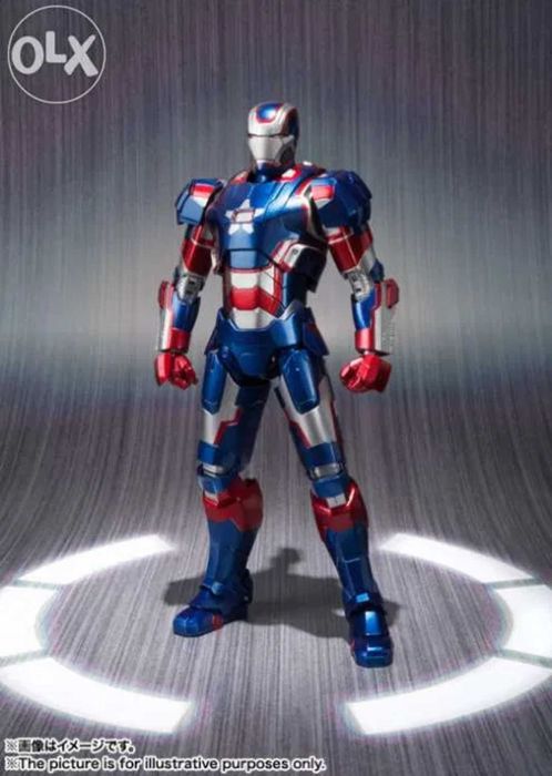 S.H Figuarts Iron Patriot Action Figure Bandai 12+