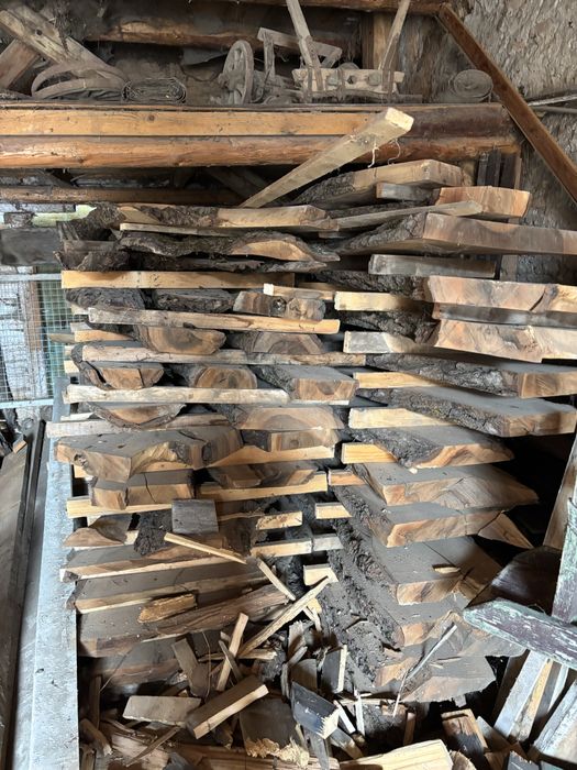 Rondele lemn nuc de peste 300 ani