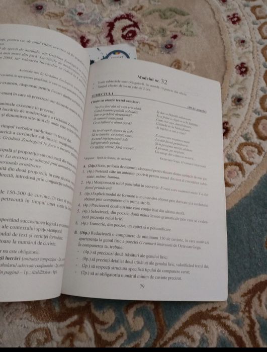 Set manuale evaluarea națională