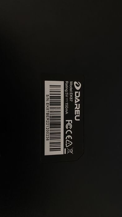 Клавиатура DAREU EK87