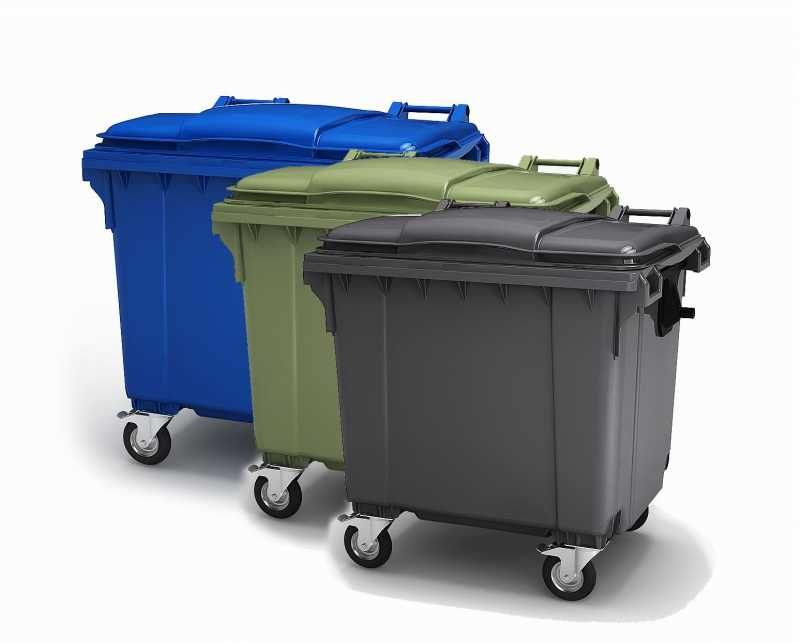 Мусорные баки и урны. Контейнеры для мусора. От 120 до 1100 литра