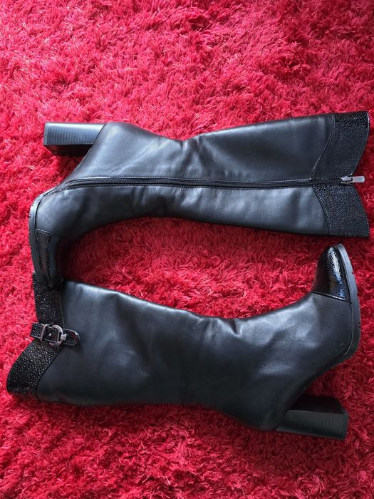 Дамски ботуши от естествена кожа