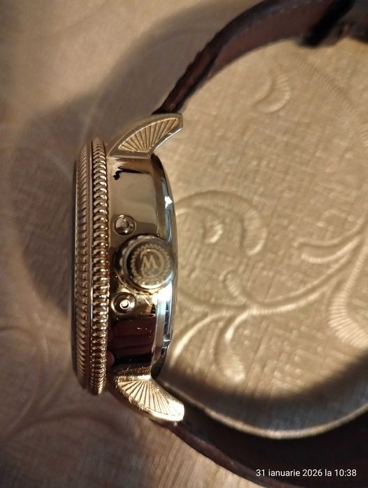 Ceas Constantin Weisz Dual Time Automatic Limited Edition 24 jewels numarul 302 din 700 (atatea exista modelul asta)