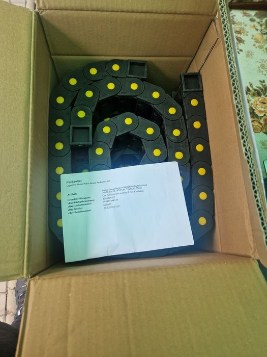 Protectie cablu lant flexibil int 20x55 nou