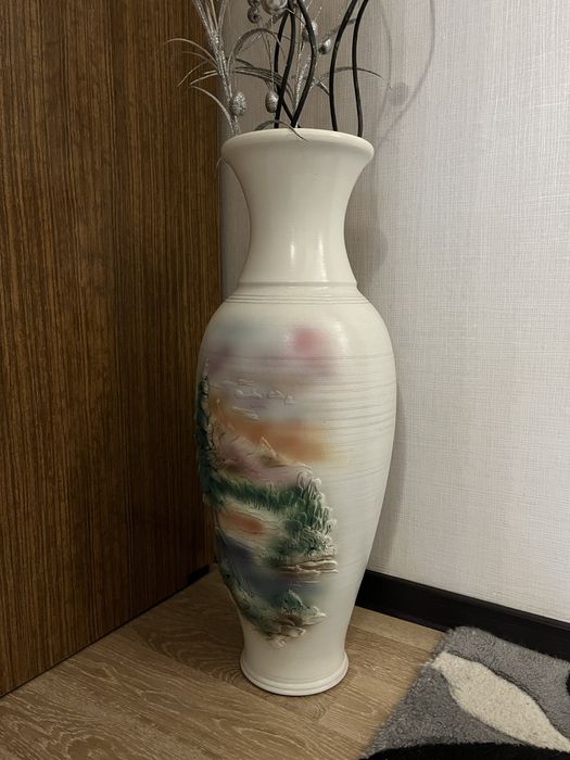 Ваза напольная керамическая