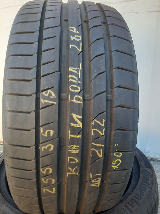 Почети Нови!!!255/35/19,дот-3122, Континентал,Гуми Летни с борд.