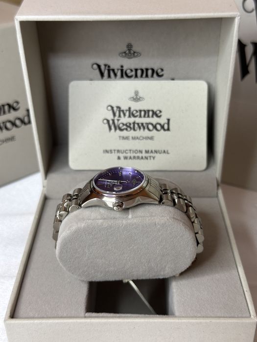 Camberwell Vivienne Westwood Watch in Stainless Steel Purple-Silver