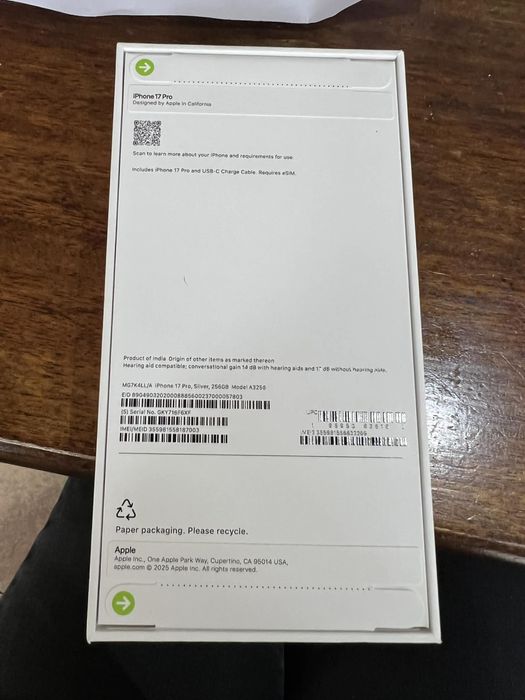 Продавам чисто нов Apple Iphone 17 pro