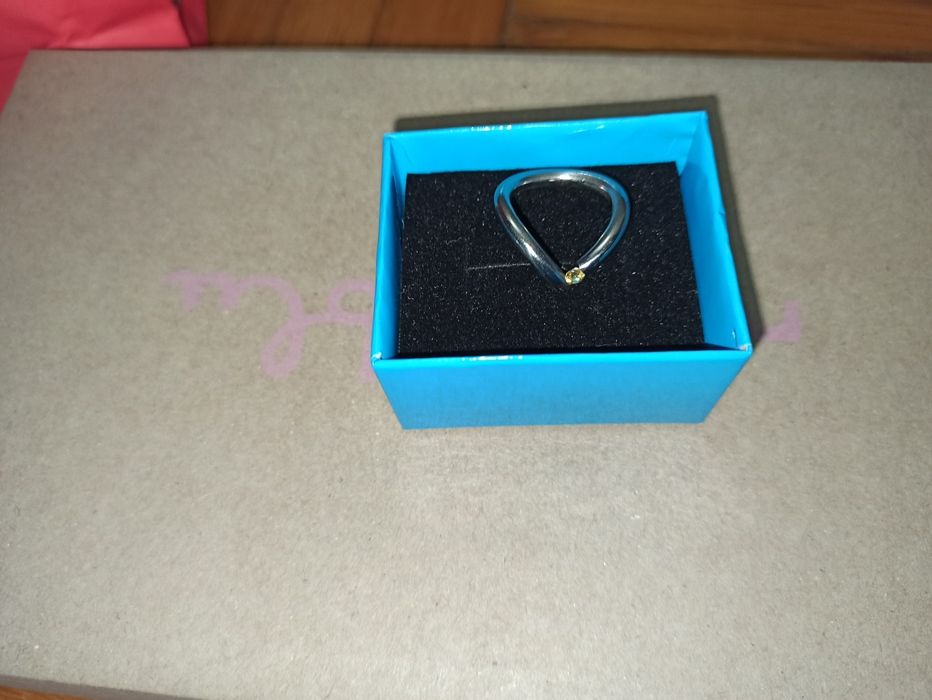 Inele de argint și argint suflat cu aur.