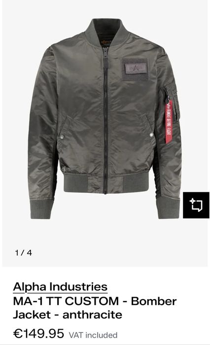 ALPHA INDUSTRIES Bomber/мъжки бомбър/яке М