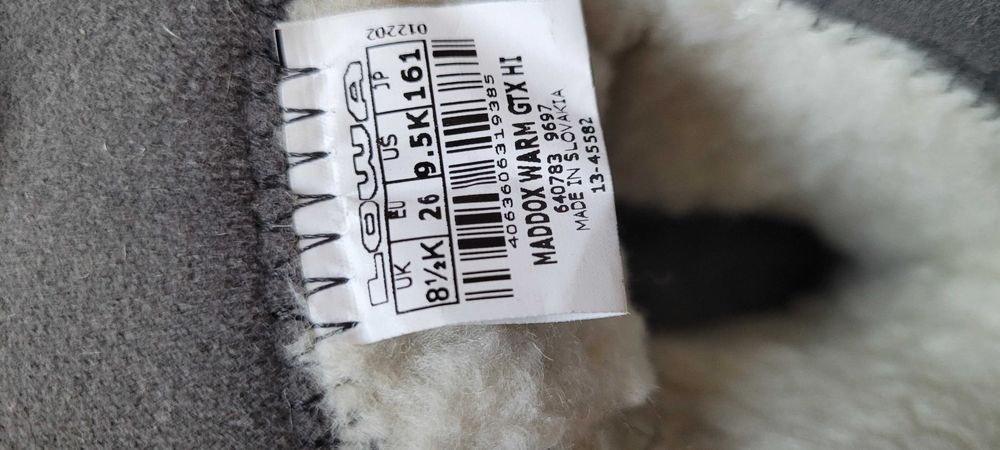 Ghete zapada Lowa Maddox Warm GTX Hi - 26 EU