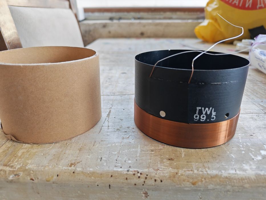 Шпула, бобина за нискочестотен говорител ф99.5мм