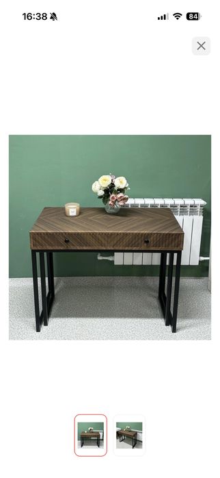 Продам шикарный стол трансформер темно коричневый