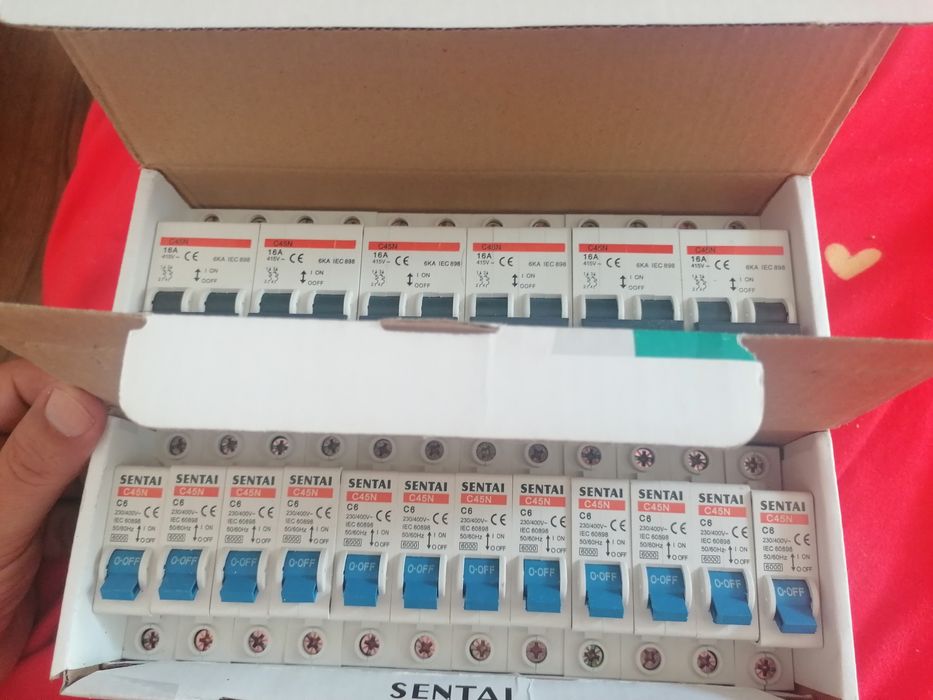 Sigurante fusibile automate NOI RCB 6 16 20 40 63 amperi, 6 Ron solar