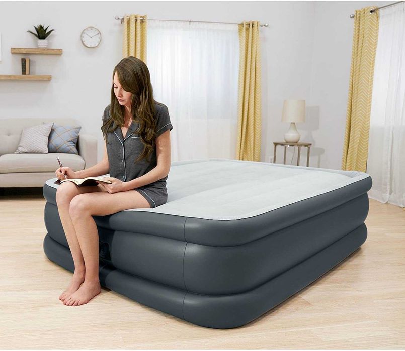 Надувная кровать-203х152х46 см. Intex-64126. Доставка бесплатно