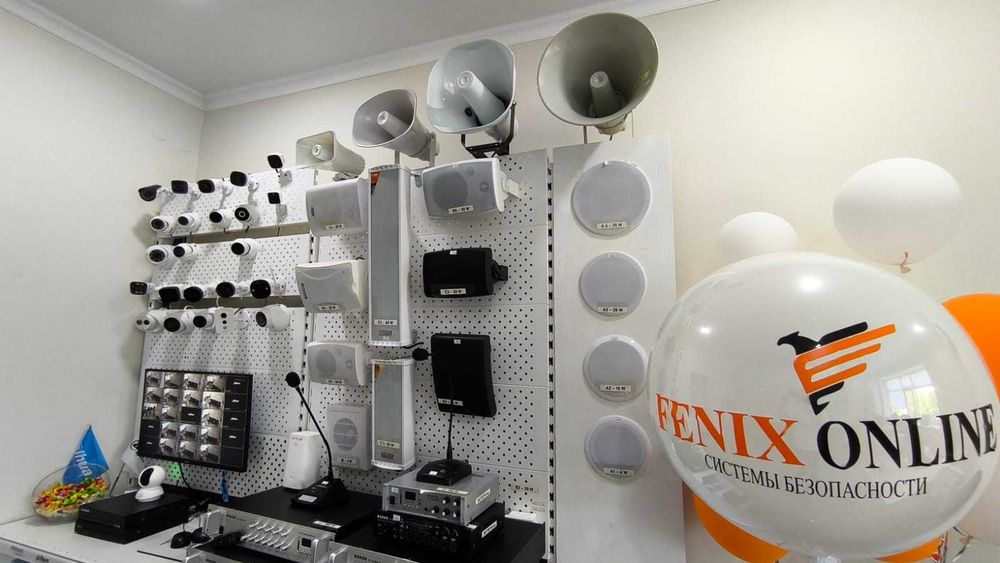 Настенные и Потолочные Колонки, Микрофон, Усилитель для Фоновой Музыки