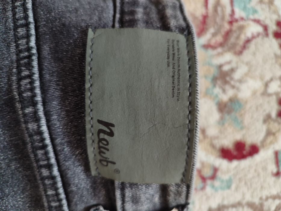 Джинсый  цвет серый