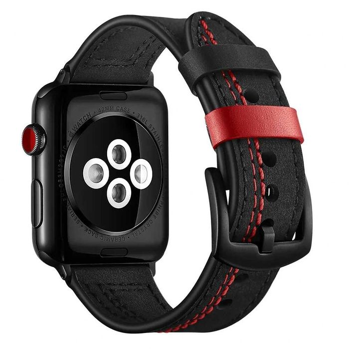 Curea din piele ceas Apple Watch 10 9 8 7 6 5 SE 42mm 44mm 45mm