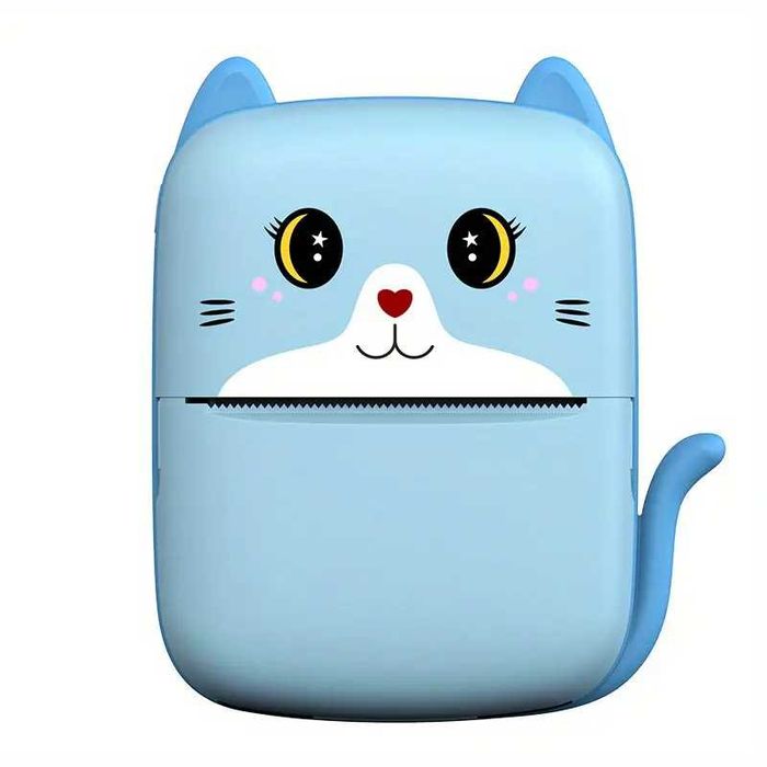 Мини термопринтер коте за деца с Bluetooth различни цветове