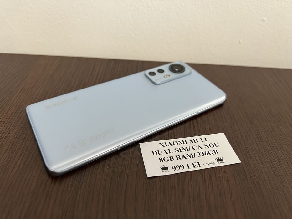 Amanet Royal CB: Xiaomi Mi12 duos ca nou 8gb ram 256gb stocare