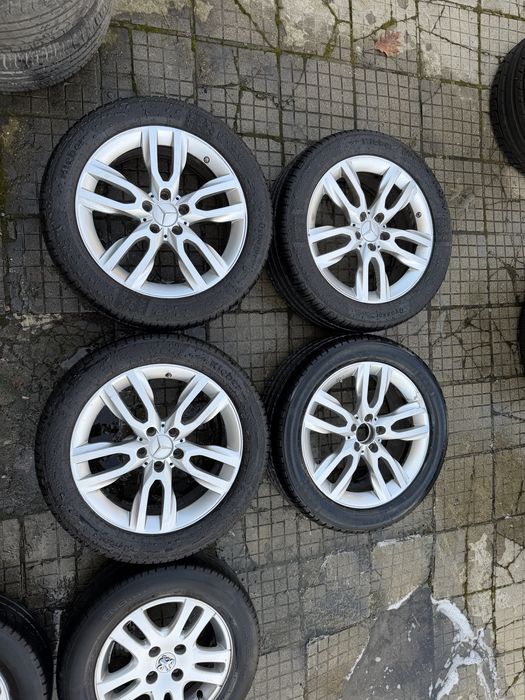 Лети джанти 18” 5 х 112 Мерцедес / Летни гуми KLEBER 235 50 18 НОВИ /