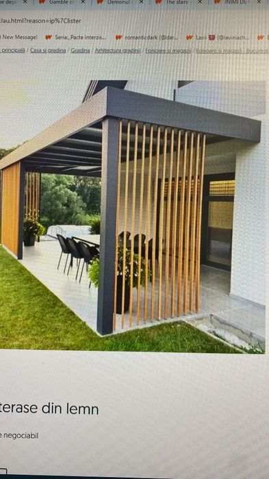 Foișoare terase din lemn
