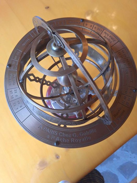 Армиларна сфера с компас