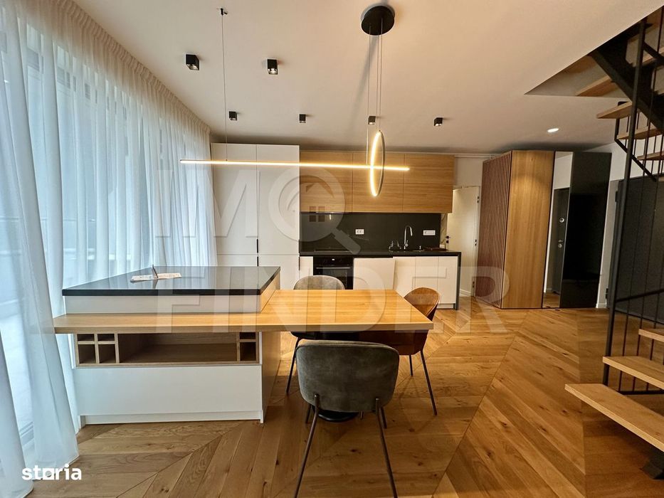 Apartament de lux cu scară interioară și terasă – Buna Ziua