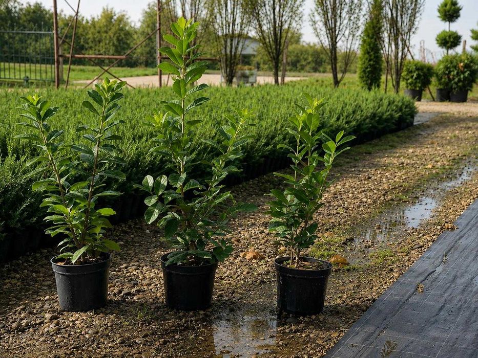 Gard Viu Premium: Photinia Red Robin,  Prunus Laurocerasus, Ligustrum Aureum in  Timis