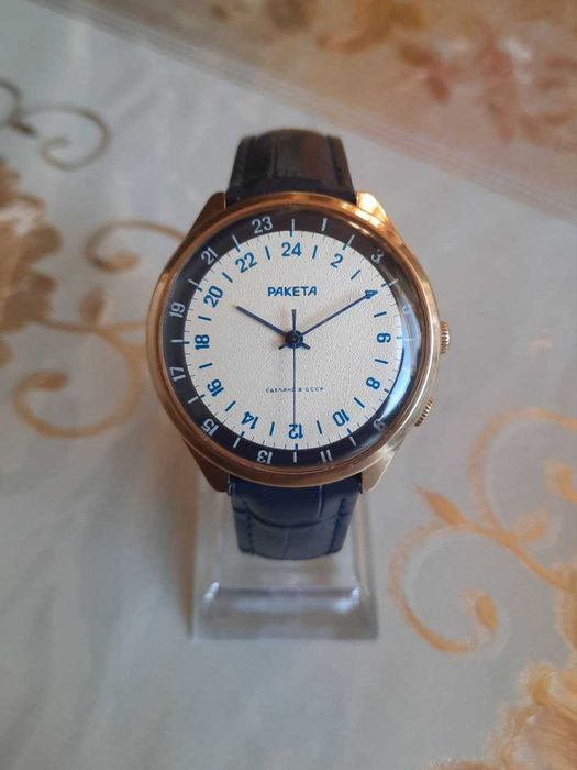 Позолоченные часы Ракета-24ч.