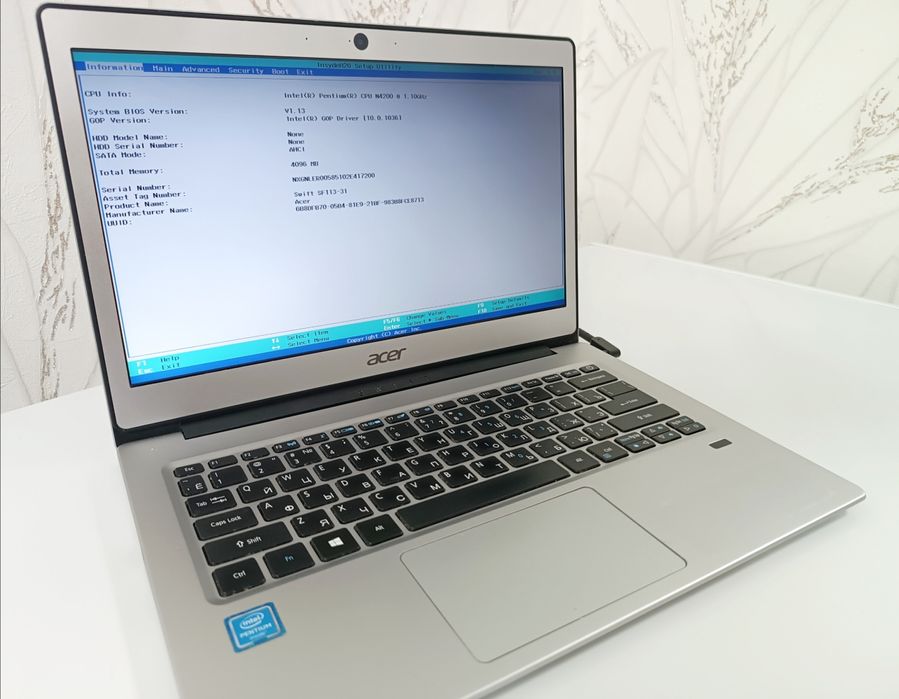 Ноутбук ACER SWIFT ультрабук.