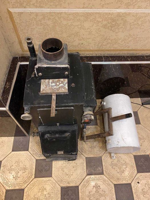 Котел 10КВ Китоб + бачок + Тэн аристон 3 квт + горелка газовая