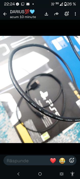 Cablu hdmi PS 5 original