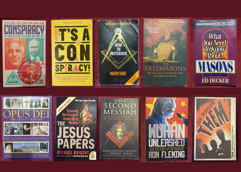 Конспирации, тайни общества - 10 книги