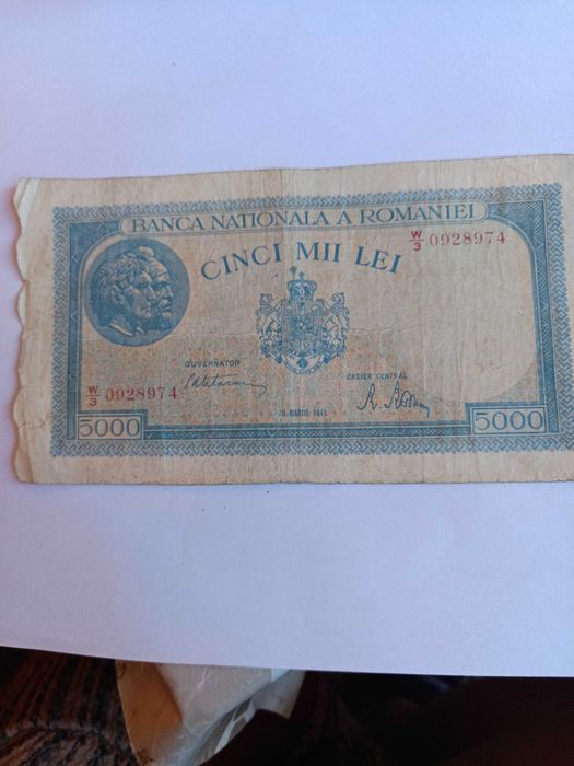 Bancnotă veche 5000lei