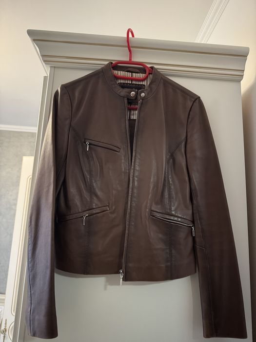 Geaca de piele Massimo Dutti