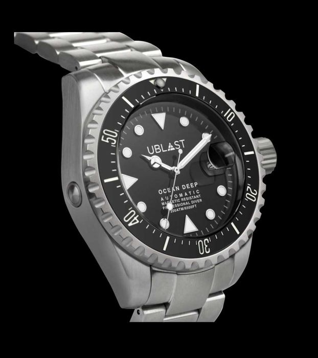 Ceas UBLAST Ocean Deep Automatic , Magnetic resistant 2000 metri - nou