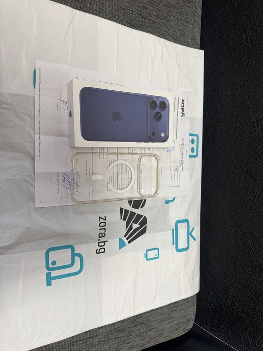 КАТО НОВ 256GB iPhone 17 Pro Max Гаранция Зора 2028г. Blue | Син