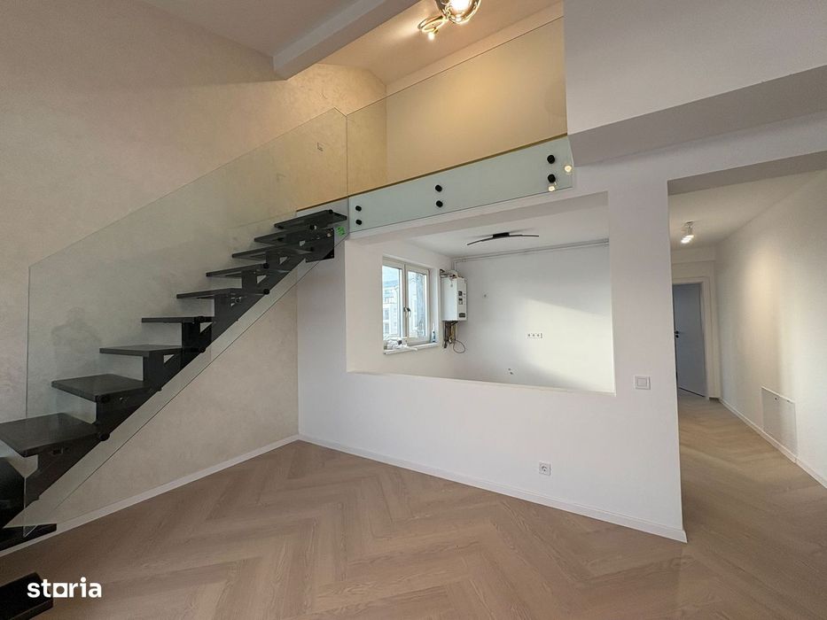 Penthouse la cheie, intabulat, 3 camere, terasa, dressing