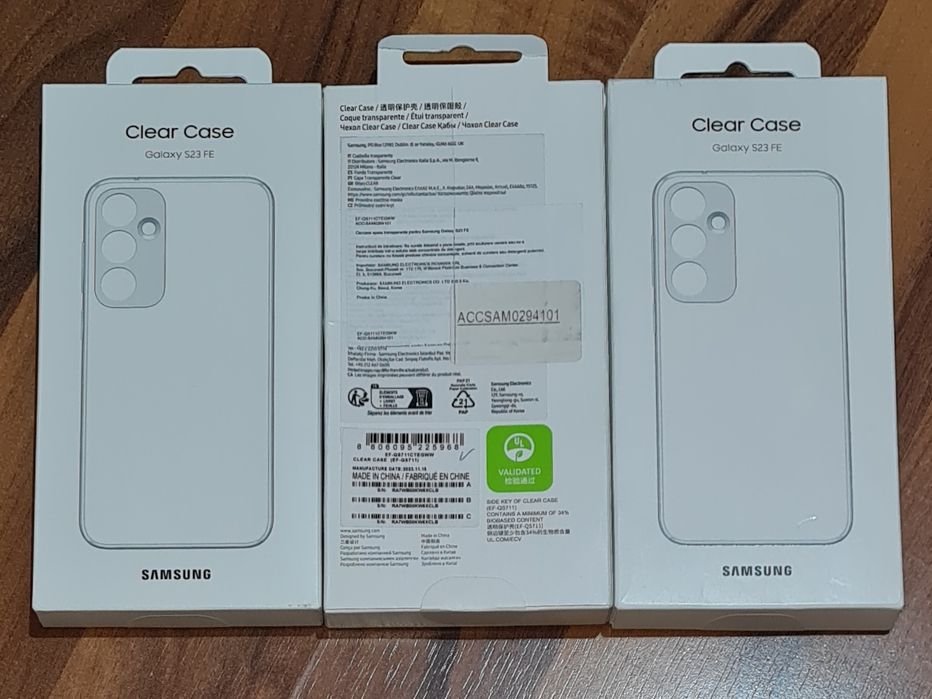 Husa originala Samsung Clear Case Galaxy S23 FE S711